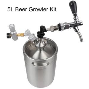 5l Mini Bierfass Edelstahl