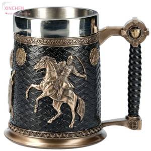3D War Horse Beer Mug