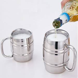 Stainless Steel Beer Mugs