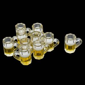 Dollhouse Miniature Beer Mugs